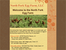 Tablet Screenshot of northforkeggfarm.com